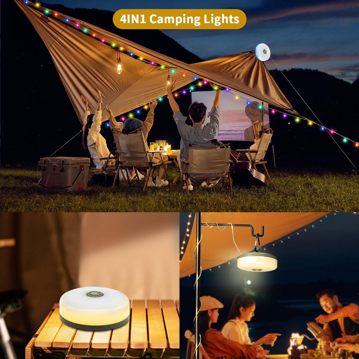 CampLite™ | Lampe de camping 4-en-1