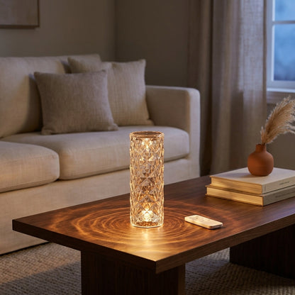AuraRose™ – Lampe Rose LED 3D Projection 16 Couleurs & Télécommande
