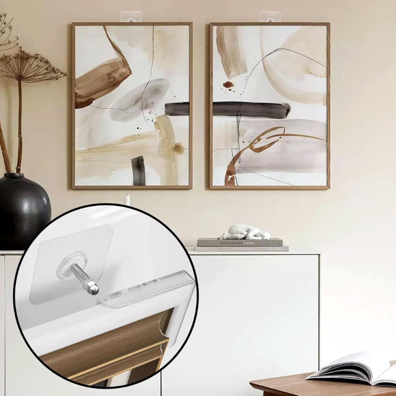 Griplin™ – Lot de 5 Crochets Adhésifs Ultra-Résistants | -50%