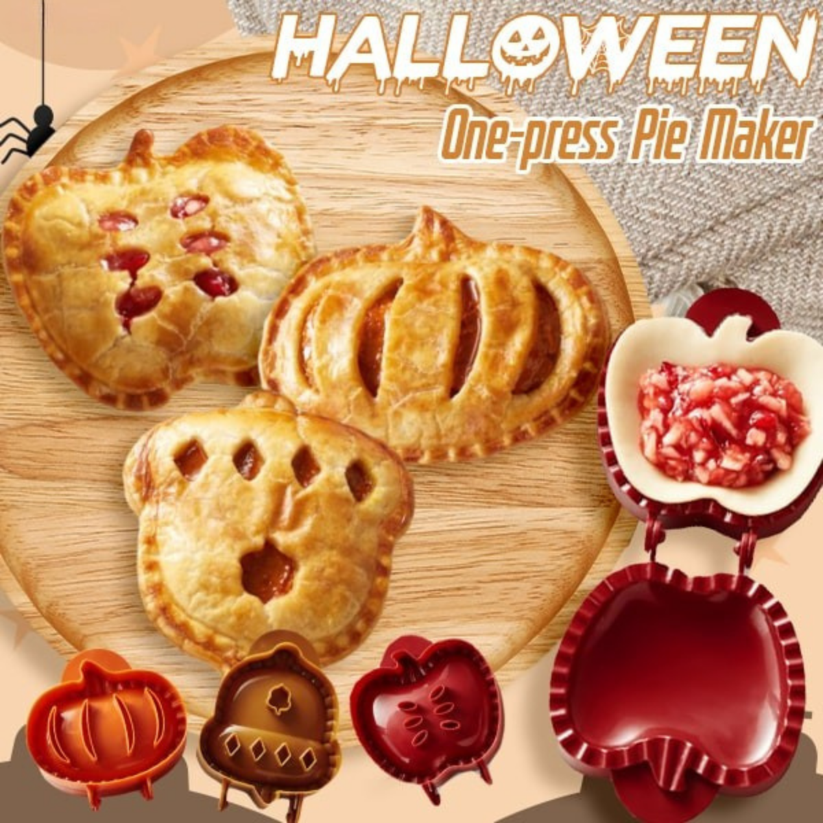 Magie des Tartes™ – Coffret de Moules Halloween (2+1 Offert)