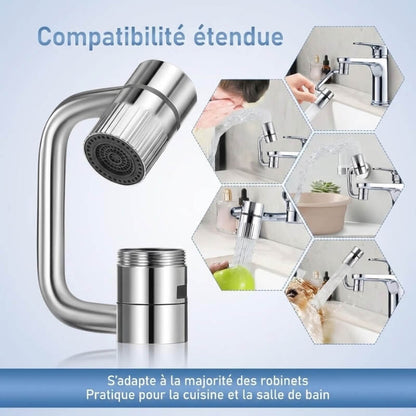 HydroFlex 1080™ – Transformez votre robinet en nettoyeur haute précision