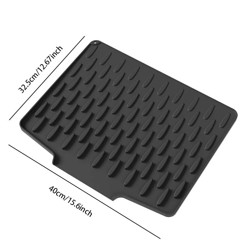 DryDefend™ – Tapis d’égouttage en silicone incliné (−50 %)