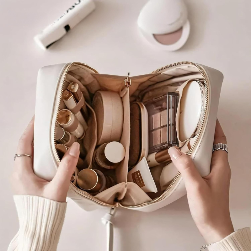 Lunette™ – Trousse Maquillage Voyage à Compartiments Intelligents + 50% OFF