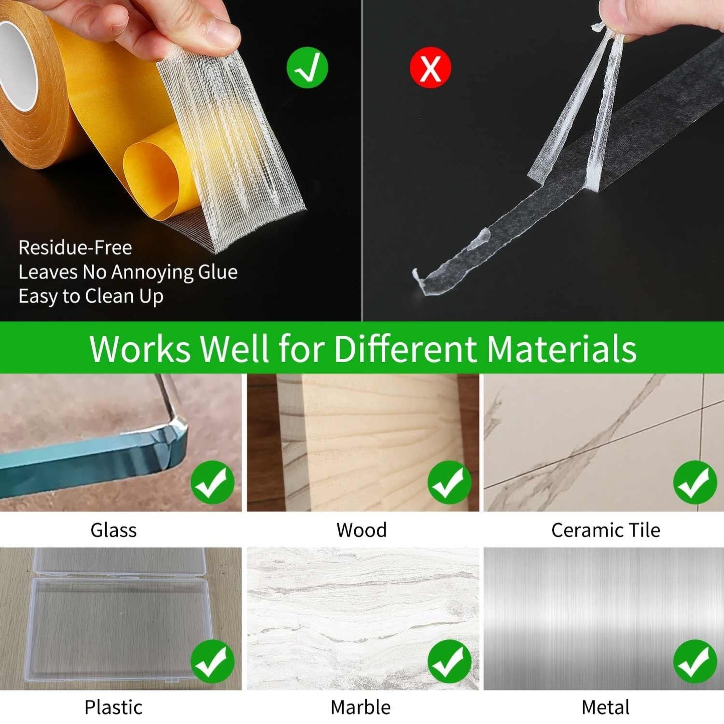 LockTite™ – Ruban Adhésif Maille Double Face