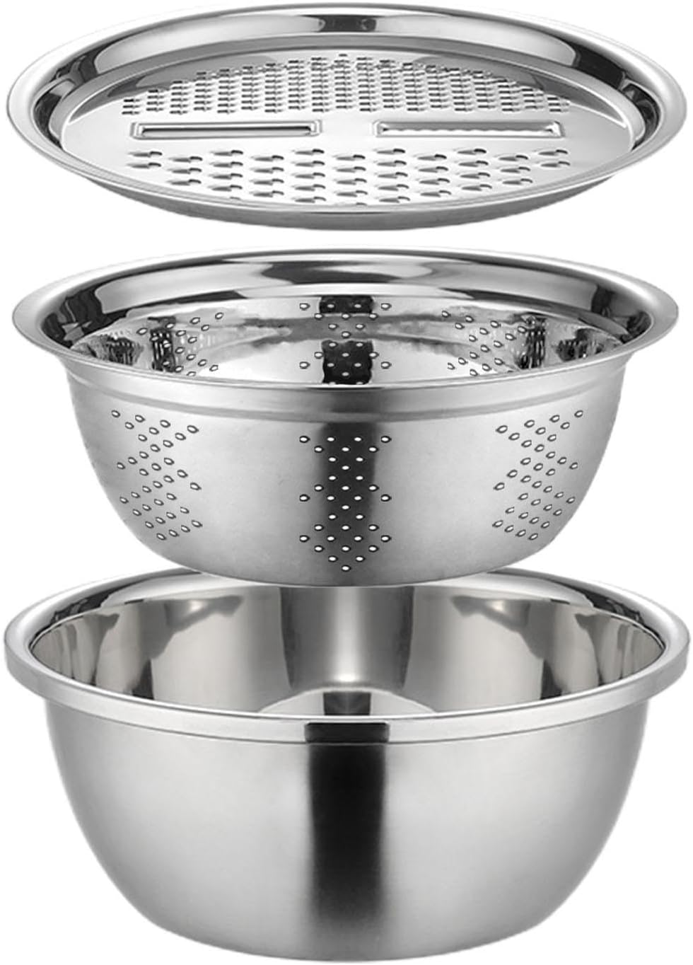Cuisinox™ – Bassine Inox 6-en-1 Multifonction