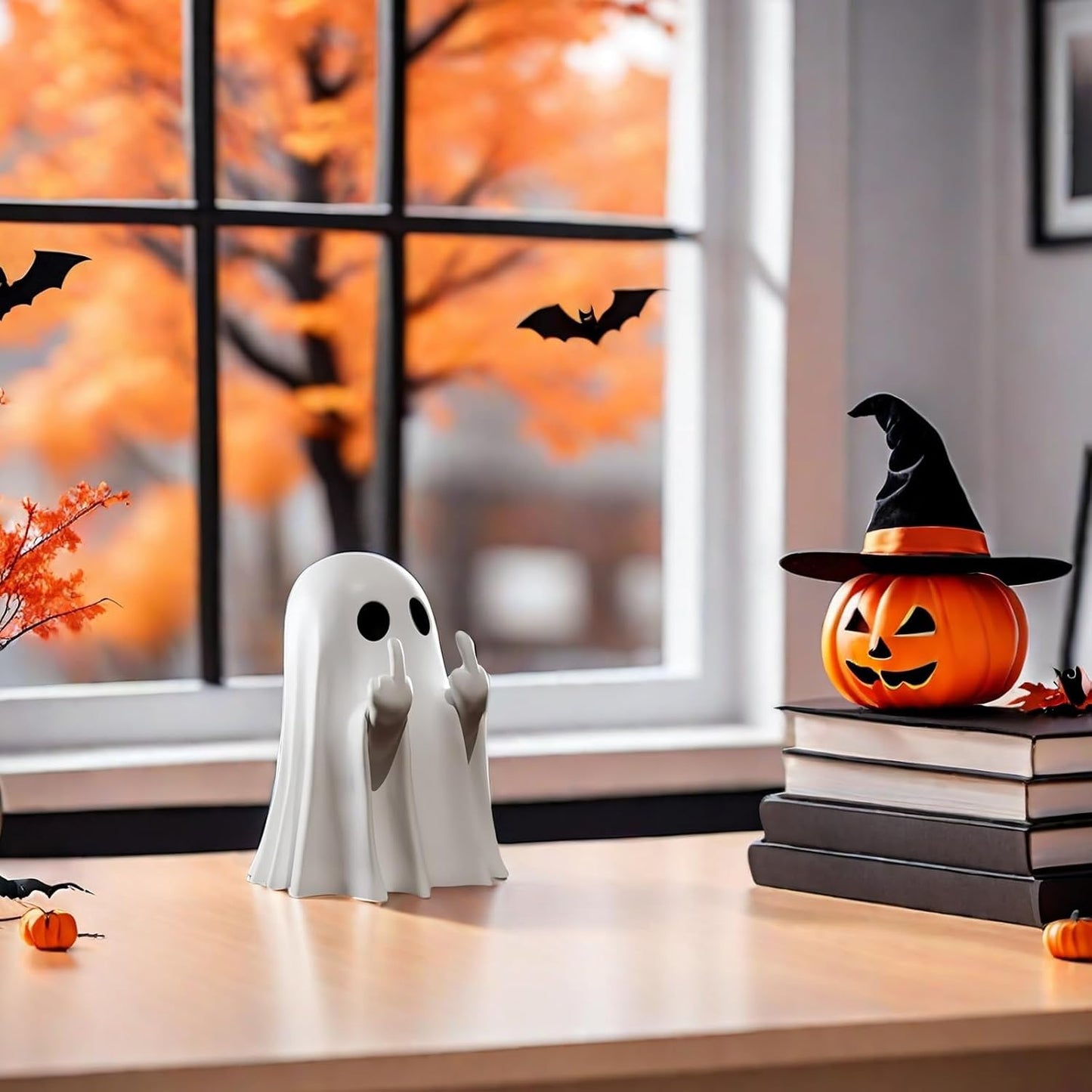Petit Farceur d’Halloween™ – Statue Fantôme Artisanale (2+1 Offert)