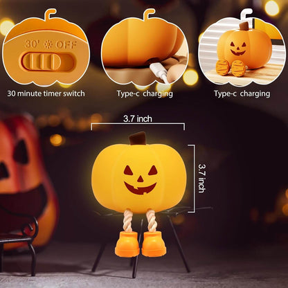 GrinLumi™ – Lampe Citrouille d’Halloween (-50%)