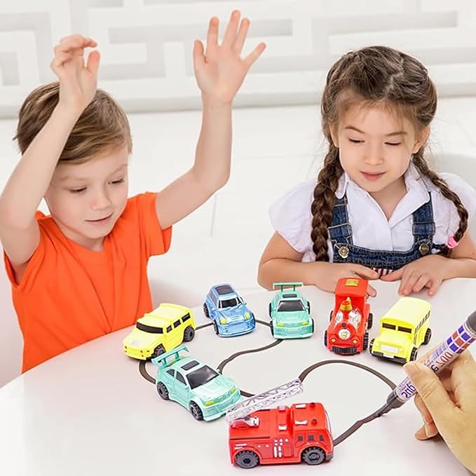 TraceRide™ | Rückverfolgbares Spielzeugauto, induktiver Zauberstift [Letzter Tagesrabatt]