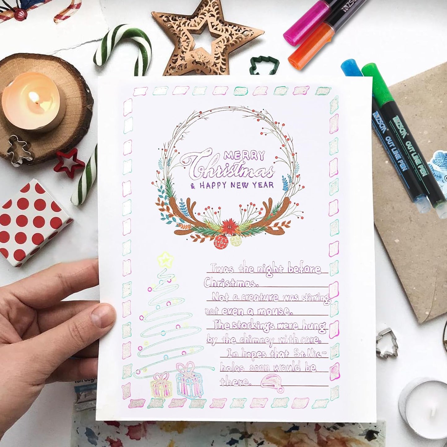 Inklume™ – Stylos Métalliques 3D pour Loisirs Créatifs (-50%)