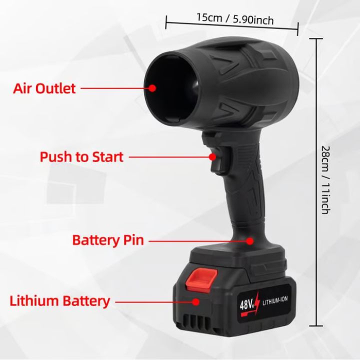 TurboFan™ | Souffleur électrique rechargeableDe