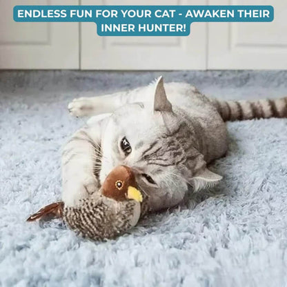 PurrTweet™ – Jouet interactif pour chat avec sons d’oiseau