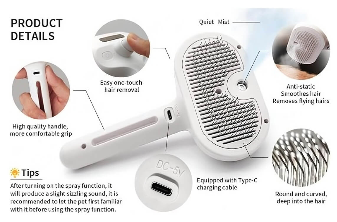 Fellora™ – Brosse Démêlante Anti-Nœuds