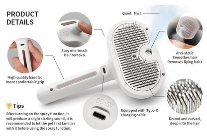 Fellora™ – Brosse Démêlante Anti-Nœuds