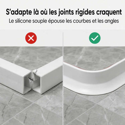 AquaStop™ – Barrière Douche Flexible Anti-Débordement (1,5m)