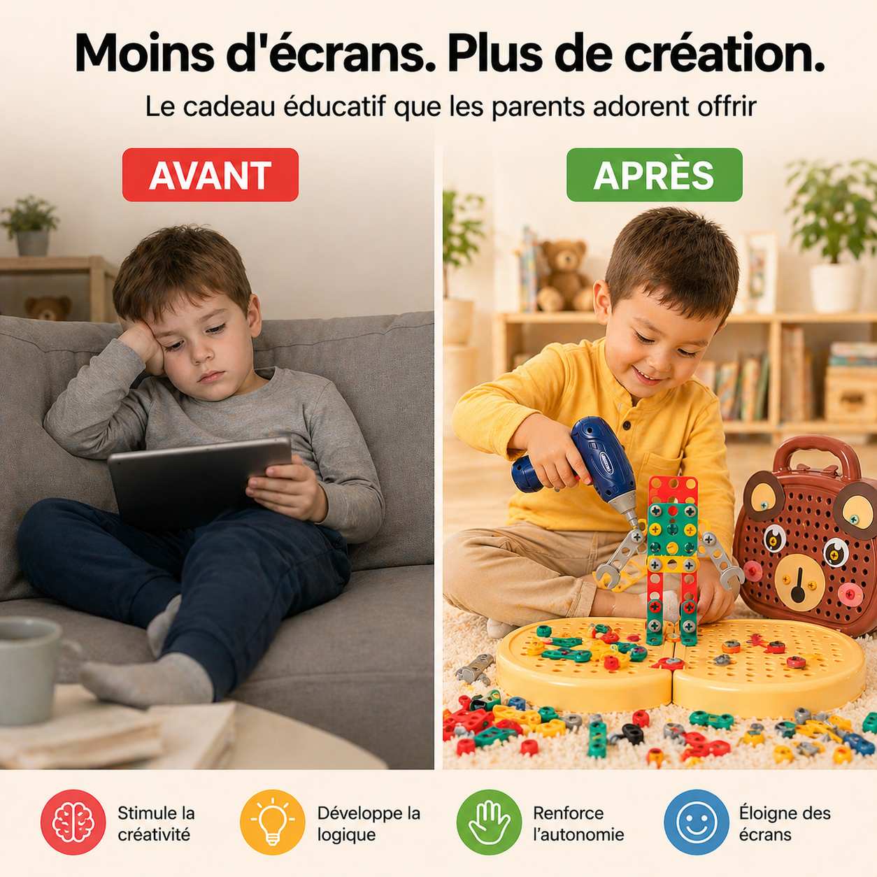 Atelier Montessori™ – Coffret éducatif avec Guide inclus (Dernier jour des soldes)