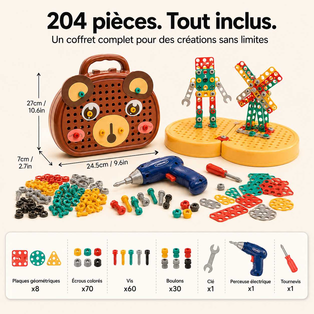 Atelier Montessori™ – Coffret éducatif avec Guide inclus (Dernier jour des soldes)
