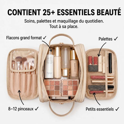 BagBeauté™ – Grande Trousse Maquillage avec Protège-Pinceaux