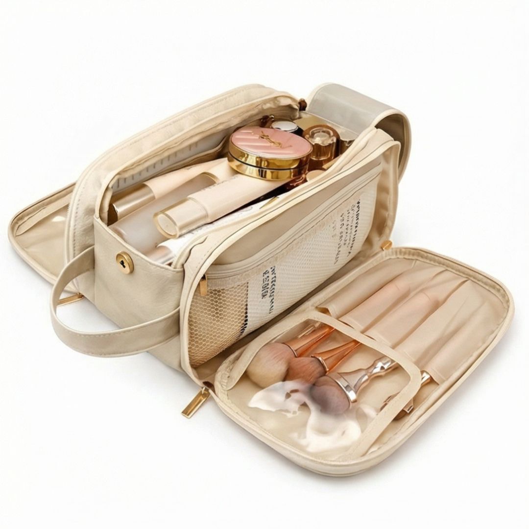 BagBeauté™ – Grande Trousse Maquillage avec Protège-Pinceaux