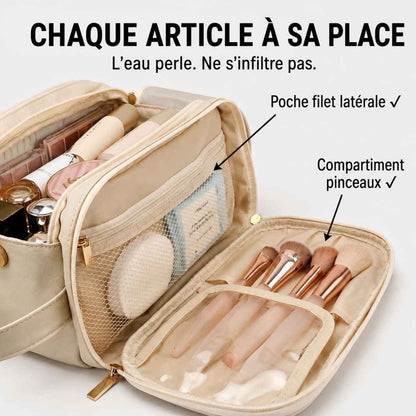 BagBeauté™ – Grande Trousse Maquillage avec Protège-Pinceaux