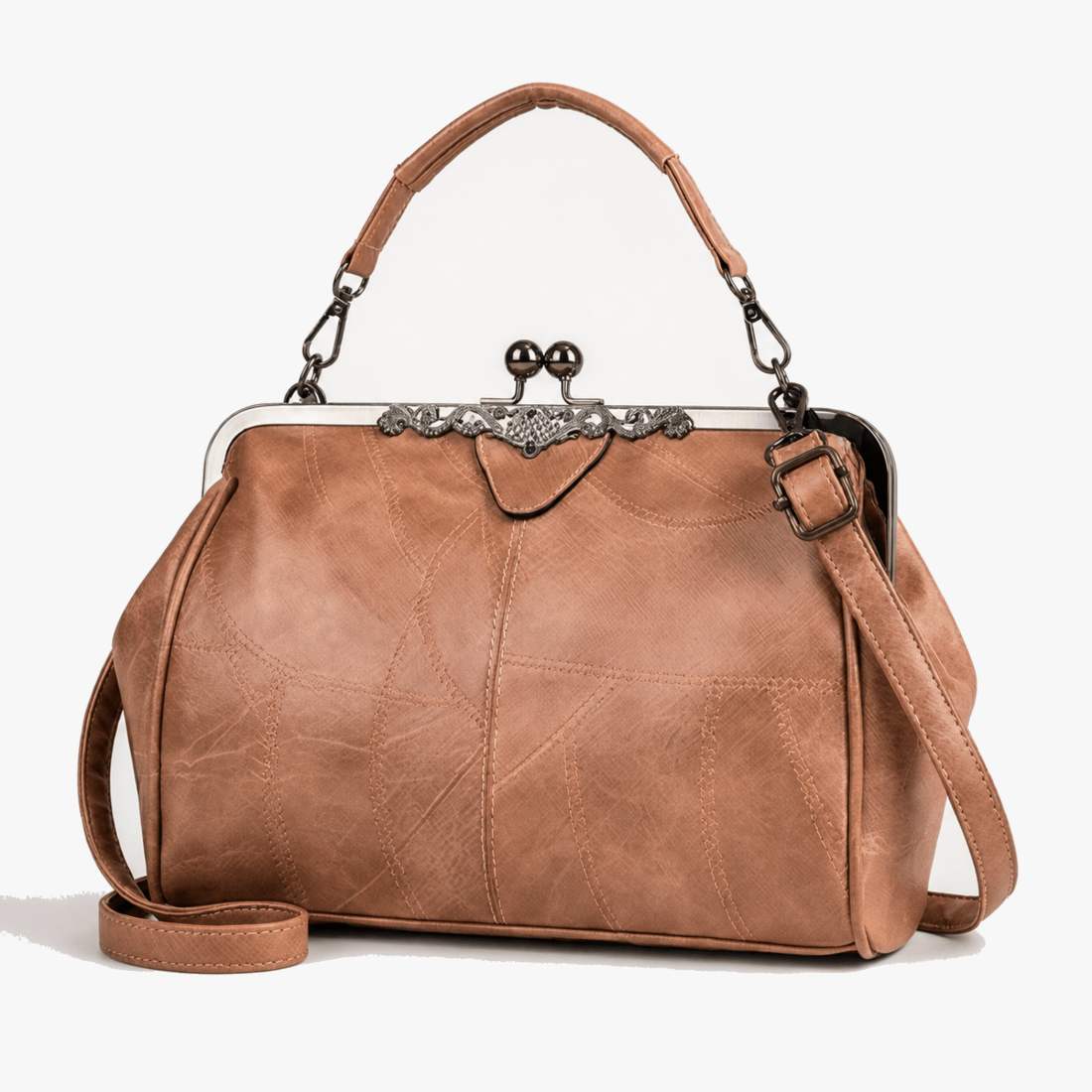BelleVerrou™ – Sac à Main Vintage Fermoir Baiser Victorien