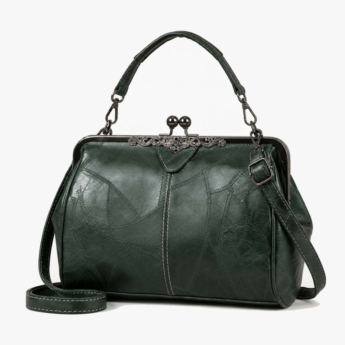 BelleVerrou™ – Sac à Main Vintage Fermoir Baiser Victorien