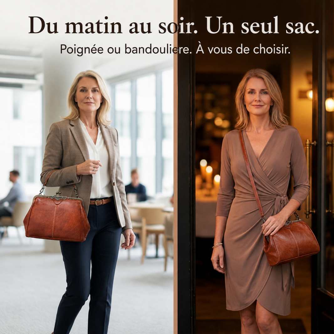 BelleVerrou™ – Sac à Main Vintage Fermoir Baiser Victorien