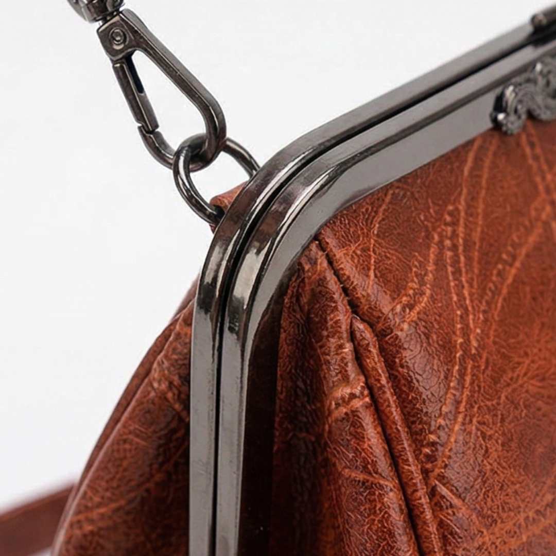 BelleVerrou™ – Sac à Main Vintage Fermoir Baiser Victorien