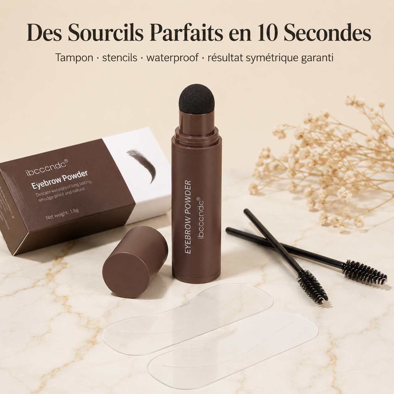 BrowChic™ – Kit Tampon Sourcils Parfaits en Quelques Minutes + 50% OFF