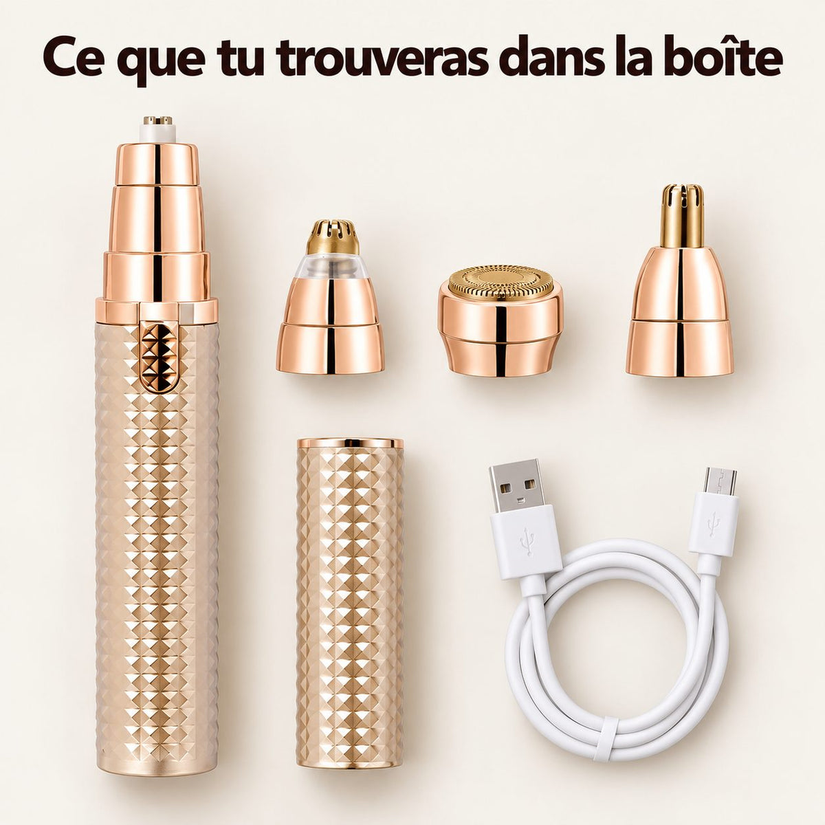 BrowLisse™ Tondeuse de Précision Visage 3 en 1