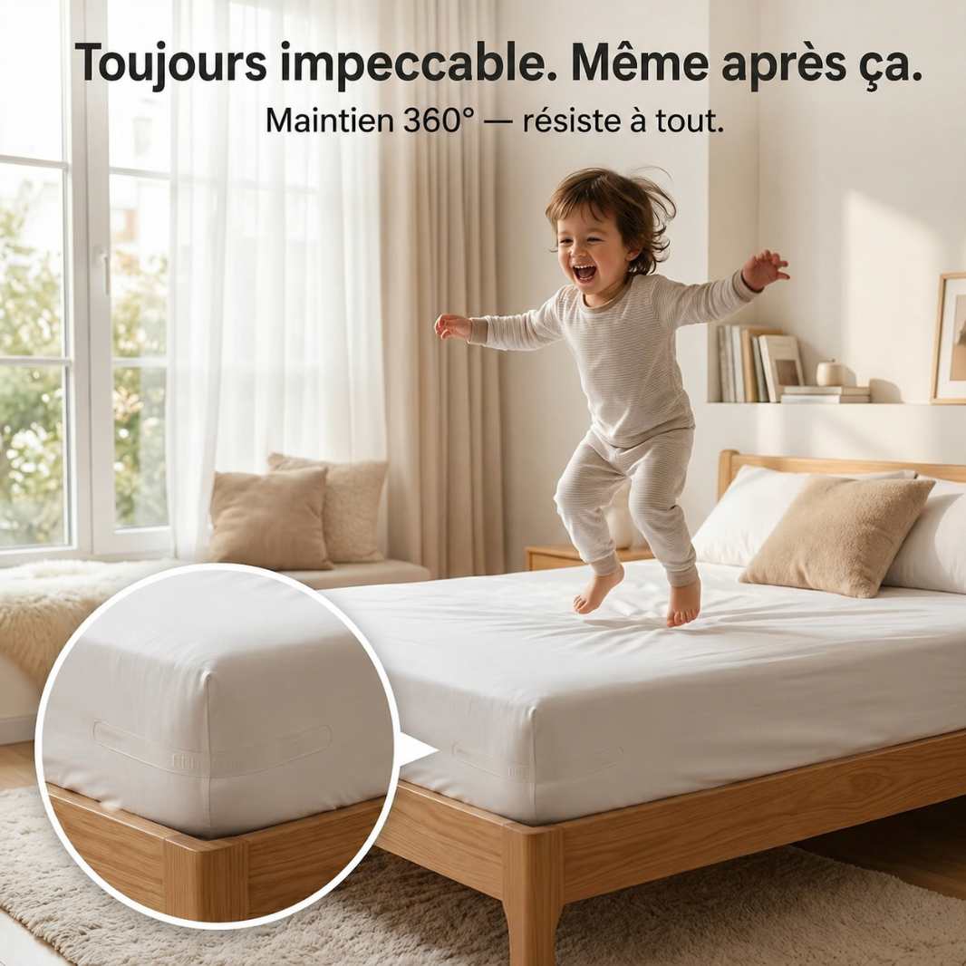 SheetSecure™ | Dites adieu aux draps qui glissent !