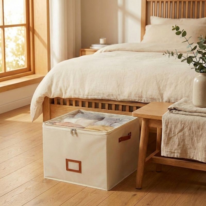 ChaussBox™ – Boîte de Rangement Pliable pour Chaussures avec Séparateurs Ajustables