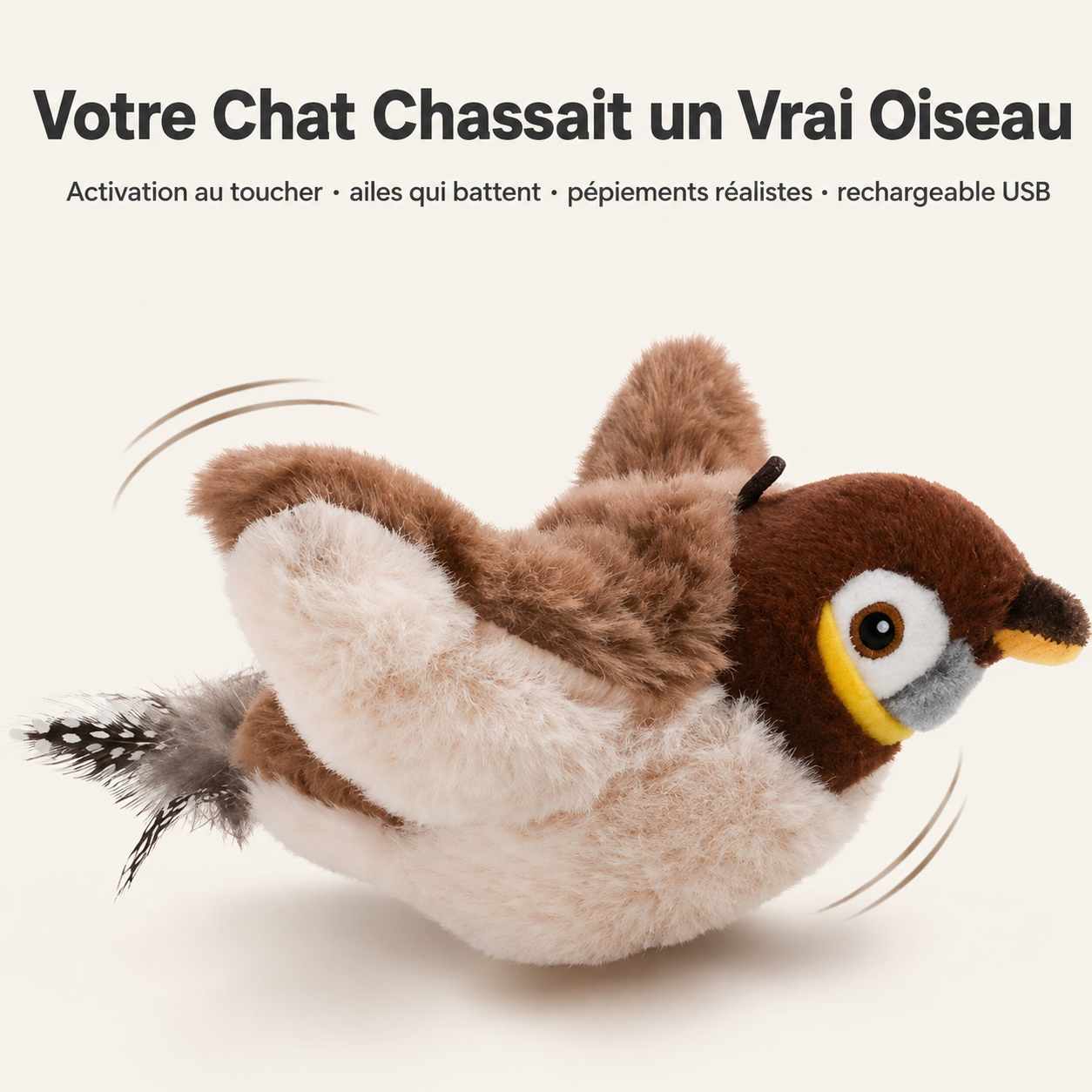 CozyBird™ – La Peluche Oiseau Ultra-Douce qui Réchauffe Votre Intérieur