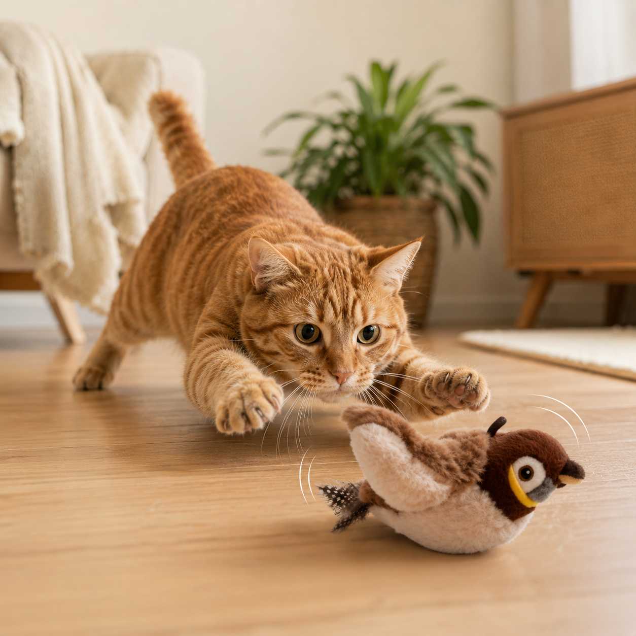 CozyBird™ – La Peluche Oiseau Ultra-Douce qui Réchauffe Votre Intérieur