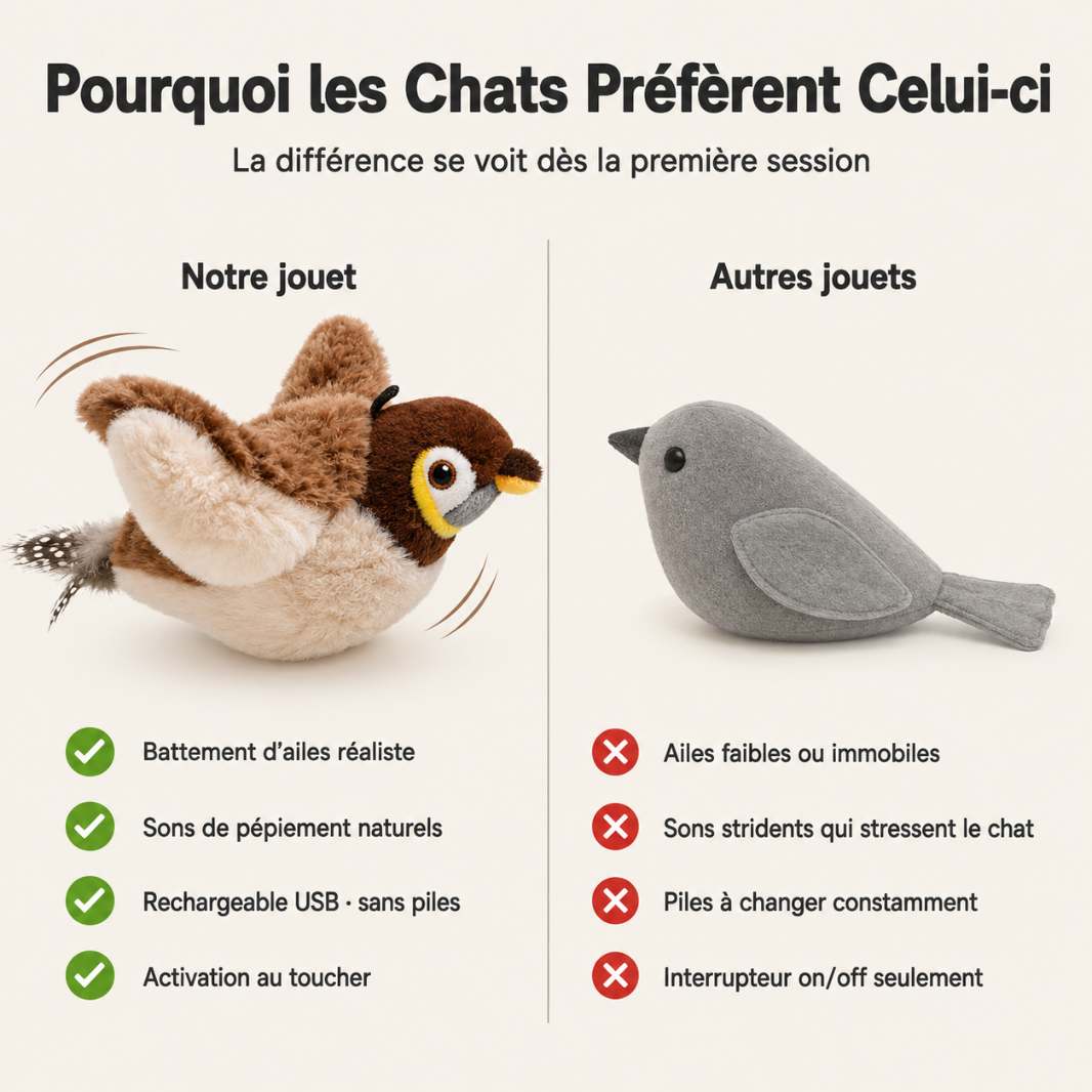 CozyBird™ – La Peluche Oiseau Ultra-Douce qui Réchauffe Votre Intérieur