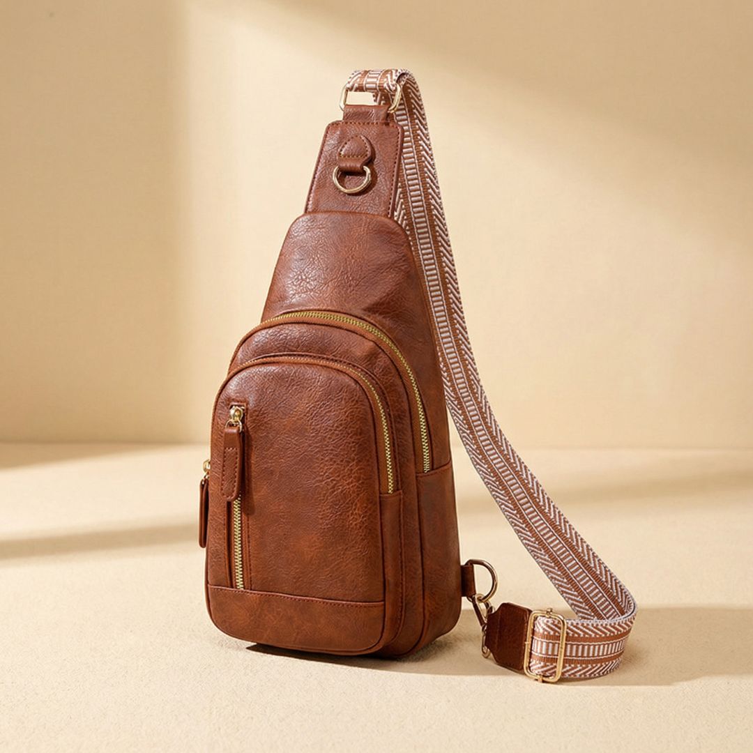 CrossBelle™ – Sac Bandoulière Cuir Multi-Poches