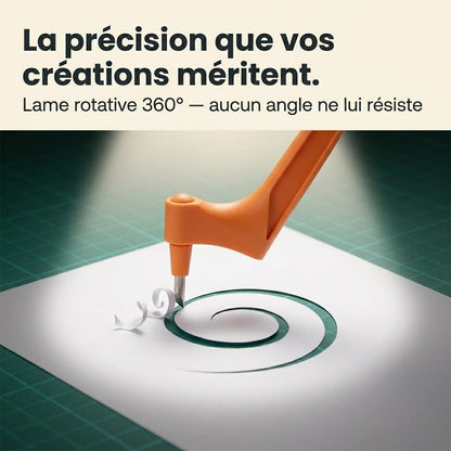 Cutique™ – Cutter de Précision DIY pour Spirales et Formes Parfaites (3 Lames) -50%