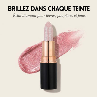 Diamond Lips™ – Gloss Pailleté Éclat & Longue Tenue 1+1 OFFERT