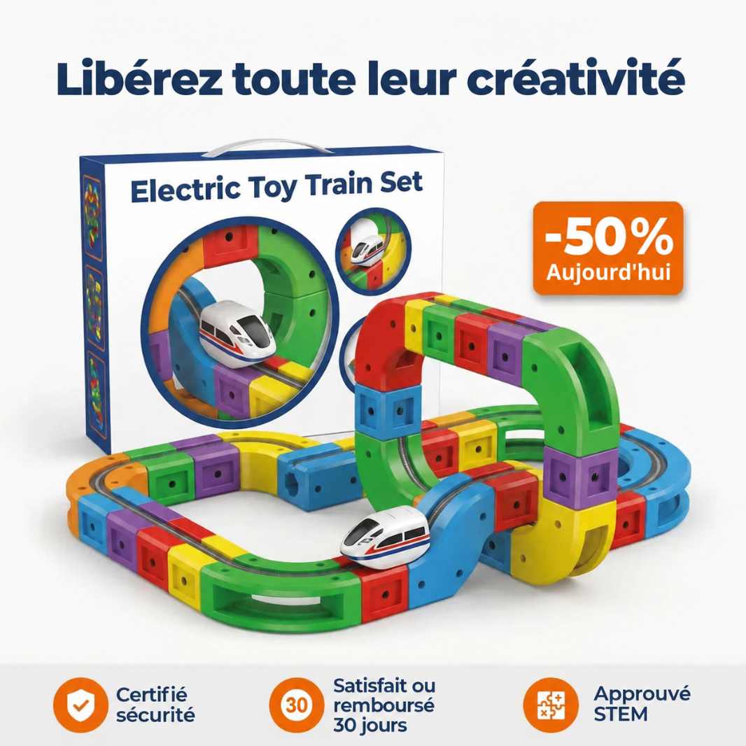Coffret circuit de train électrique LocoJoie : libérez toute leur créativité