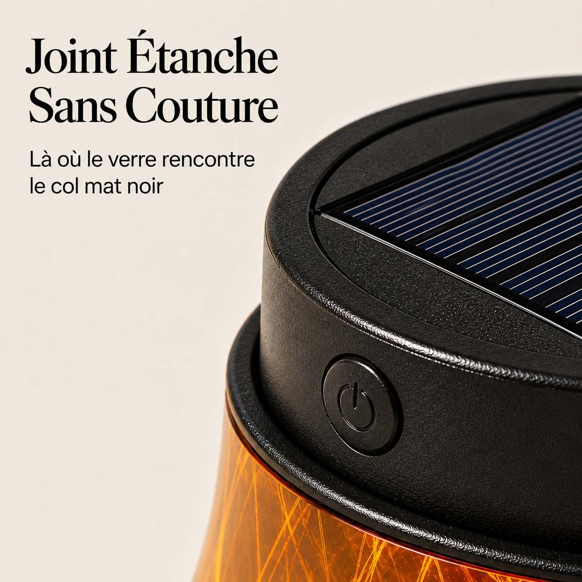Emberholm™ – Lanterne Solaire Flamme Vacillante avec Poignée Corde