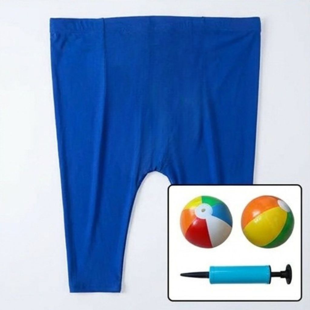 FouRire™ – Le Jeu de Famille avec le Pantalon Géant Attrape-Balles