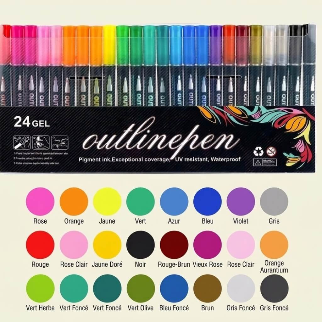 Inklume™ – Stylos Métalliques 3D pour Loisirs Créatifs (Dernier jour des soldes)