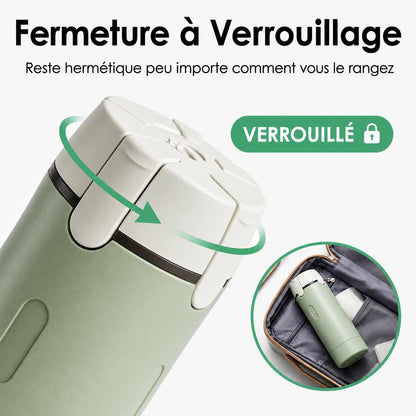 KitVoyage™ – Distributeur 4-en-1 Anti-Fuite pour Voyageurs