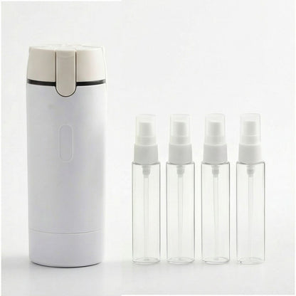 KitVoyage™ – Distributeur 4-en-1 Anti-Fuite pour Voyageurs