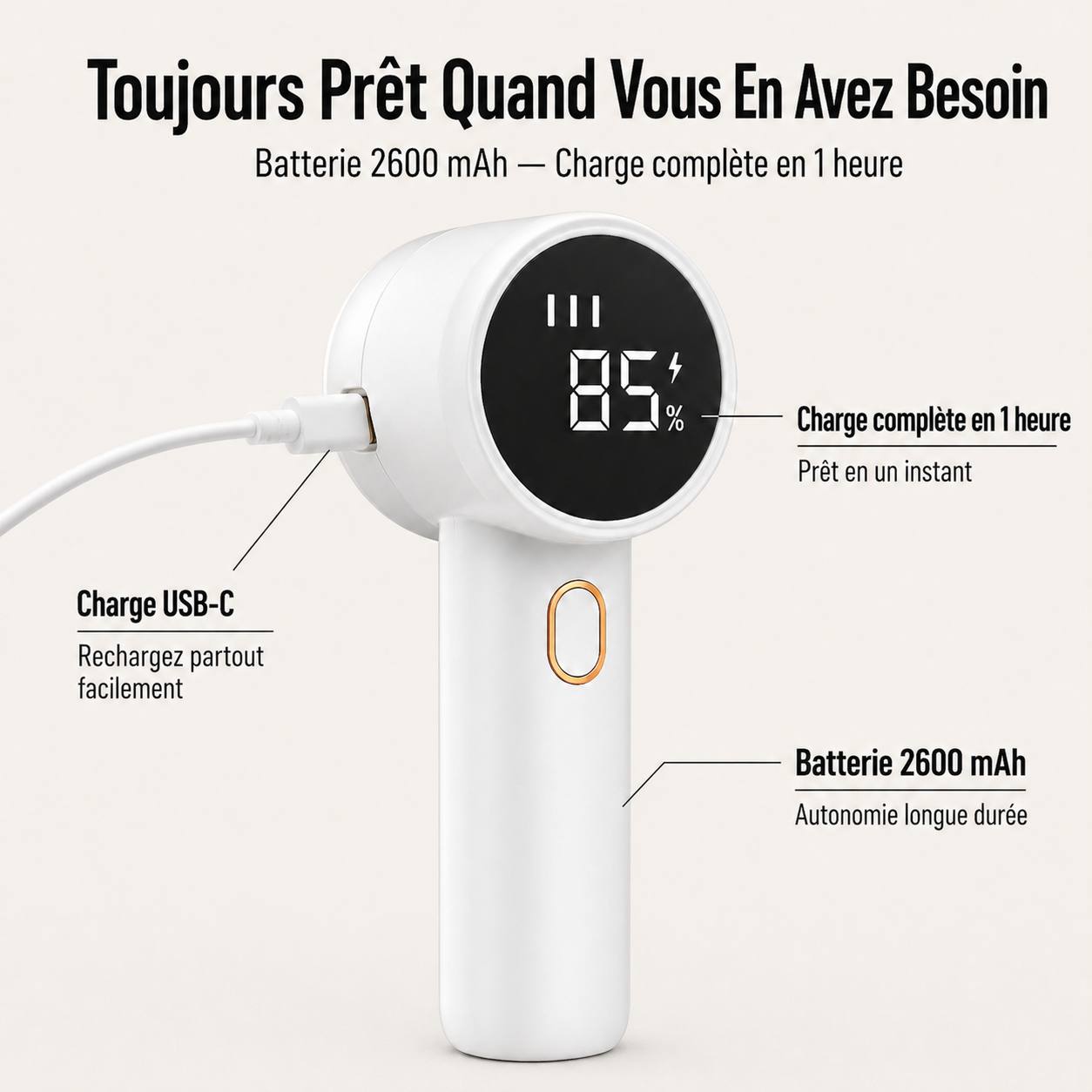 FabLux™ | Rasoir Anti-Peluches Électrique Rechargeable