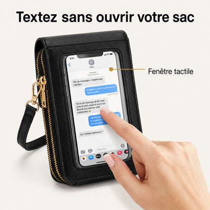 MiniChic™ – Pochette Bandoulière Tactile pour Téléphone