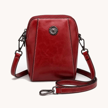 MiniCross™ – Mini Sac Bandoulière Téléphone Double Zip