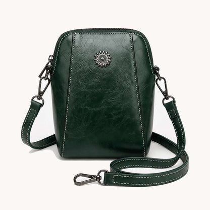 MiniCross™ – Mini Sac Bandoulière Téléphone Double Zip