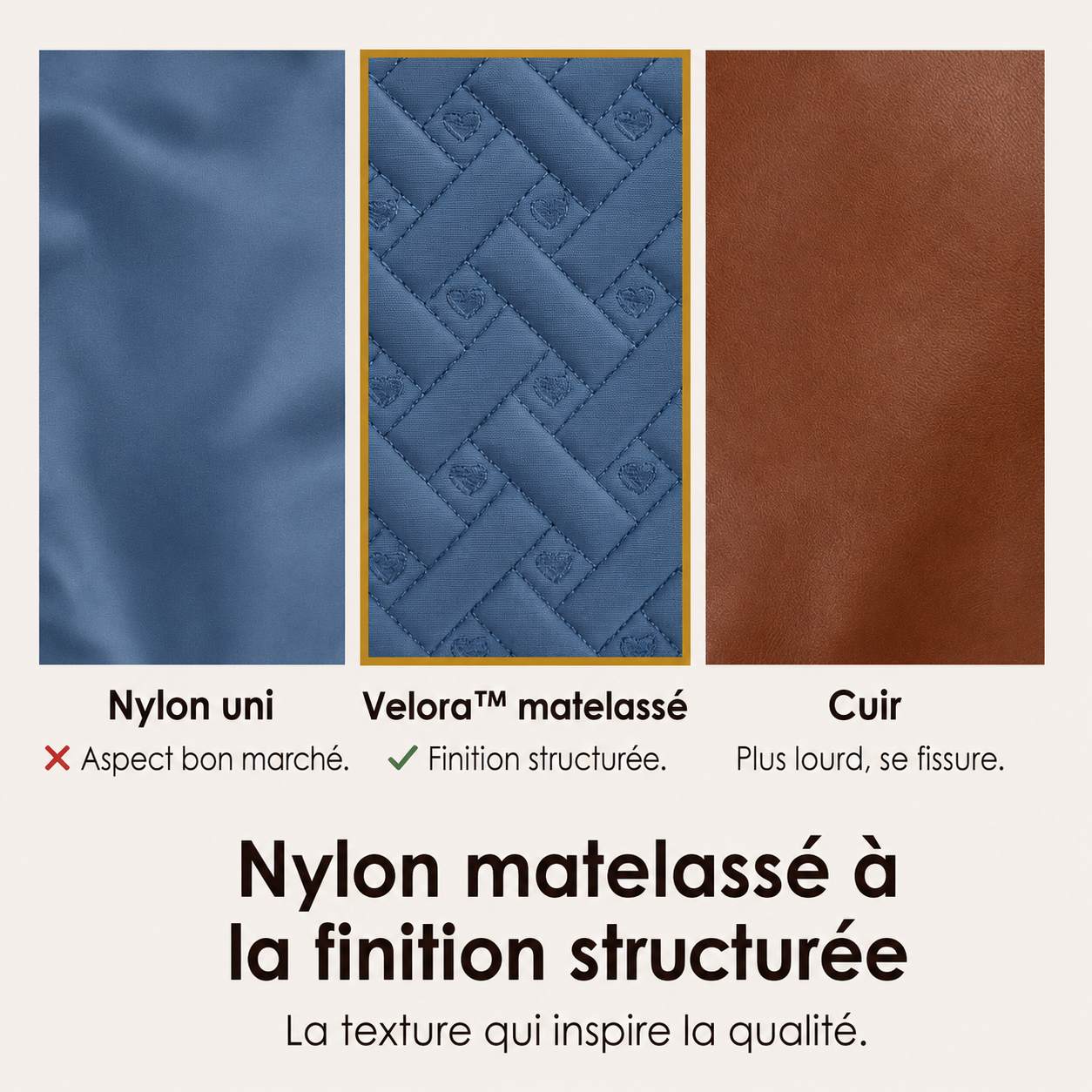 QuiltChic™ – Sac Bandoulière Matelassé Léger