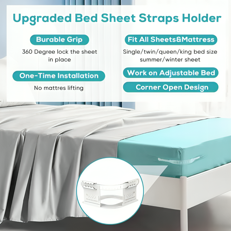 SheetSecure™ | Dites adieu aux draps qui glissent !