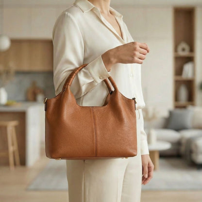 SacBelle™ – Sac Hobo Cuir Souple du Quotidien